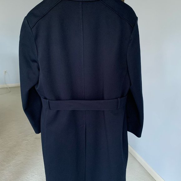 Dress Coat with zip out wool lining, vintage Mens Lg. - Picture 2 of 9